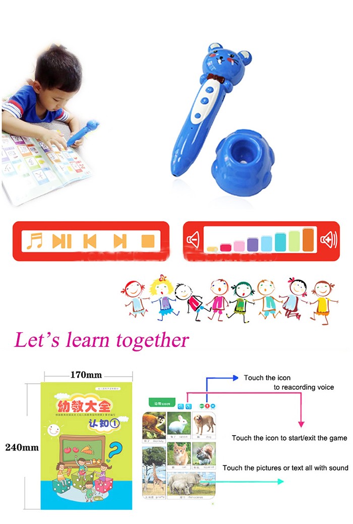 Talking Speaking Pen with English Sound Books