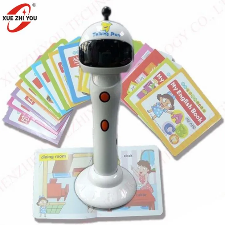 Pen yn siarad addysgol ar gyfer plant iaith dysgu gyda llyfrau sain