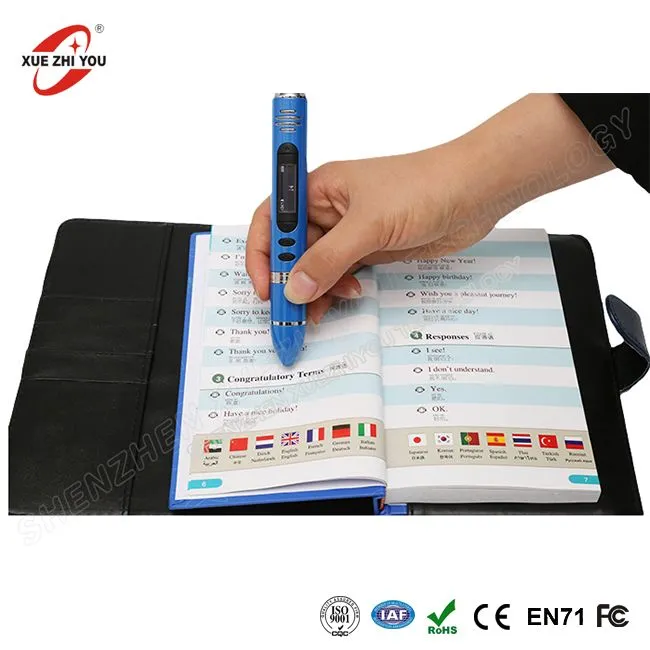 Rhodd Gorau ar gyfer Kids Nadolig ac Addysg Magic Siarad Llyfrau Pen Reader a Sganiwr