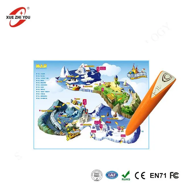 Canllaw golygfeydd Pen darllen Map llais